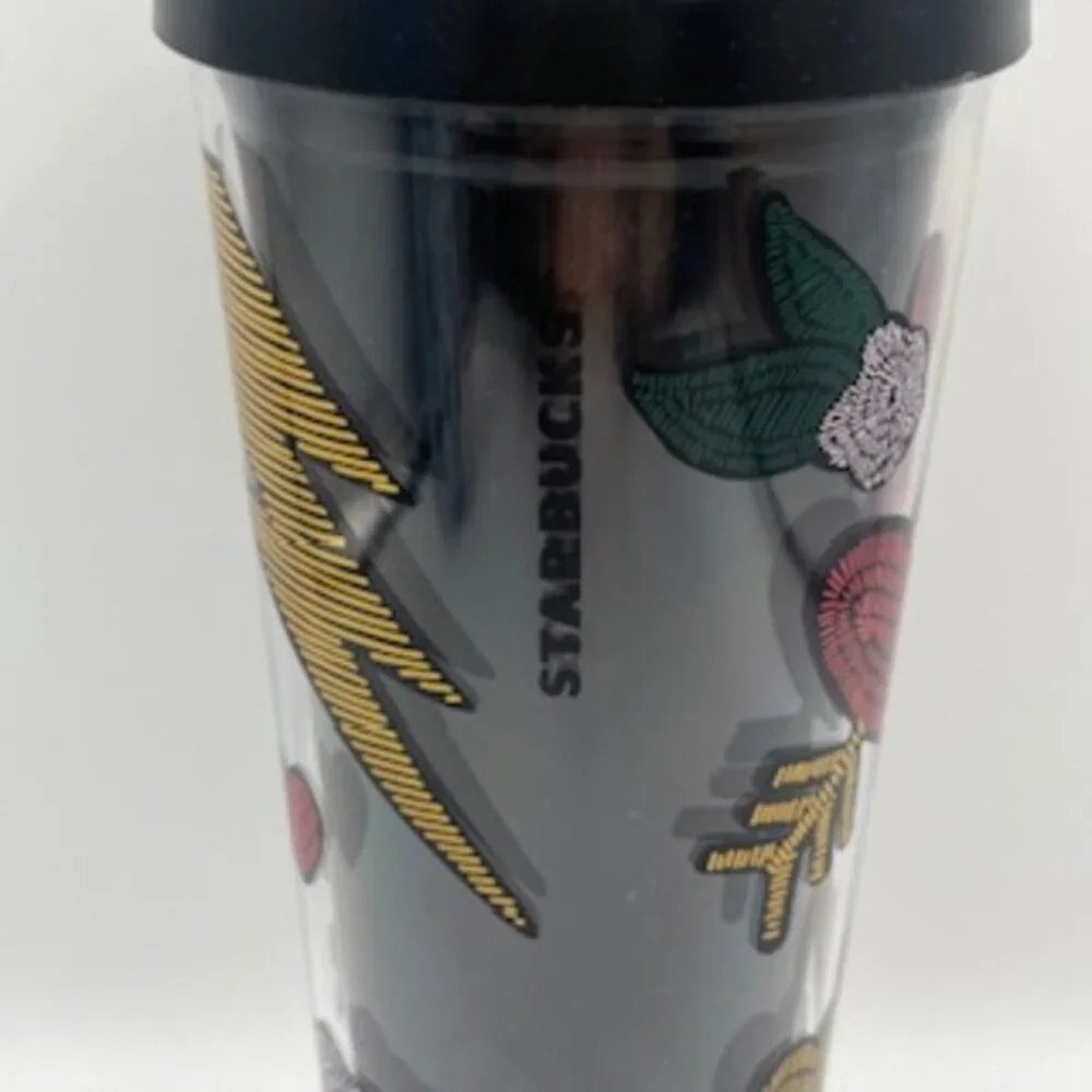 Starbucks Tattoo Love Valentine Stitch 2019 Tumbler Venti With Lid NEW‎